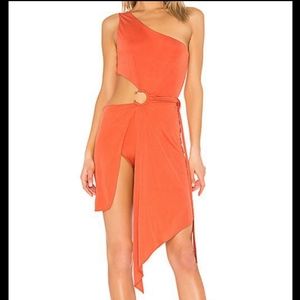 For Love and Lemons Alejo Bodysuit Dress Size Small